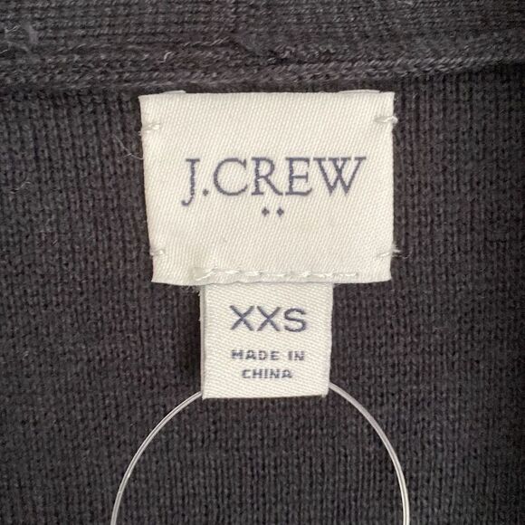 J. Crew Factory Chelsea sweater blazer Black Size‎ XXS NWT - Picture 4 of 6